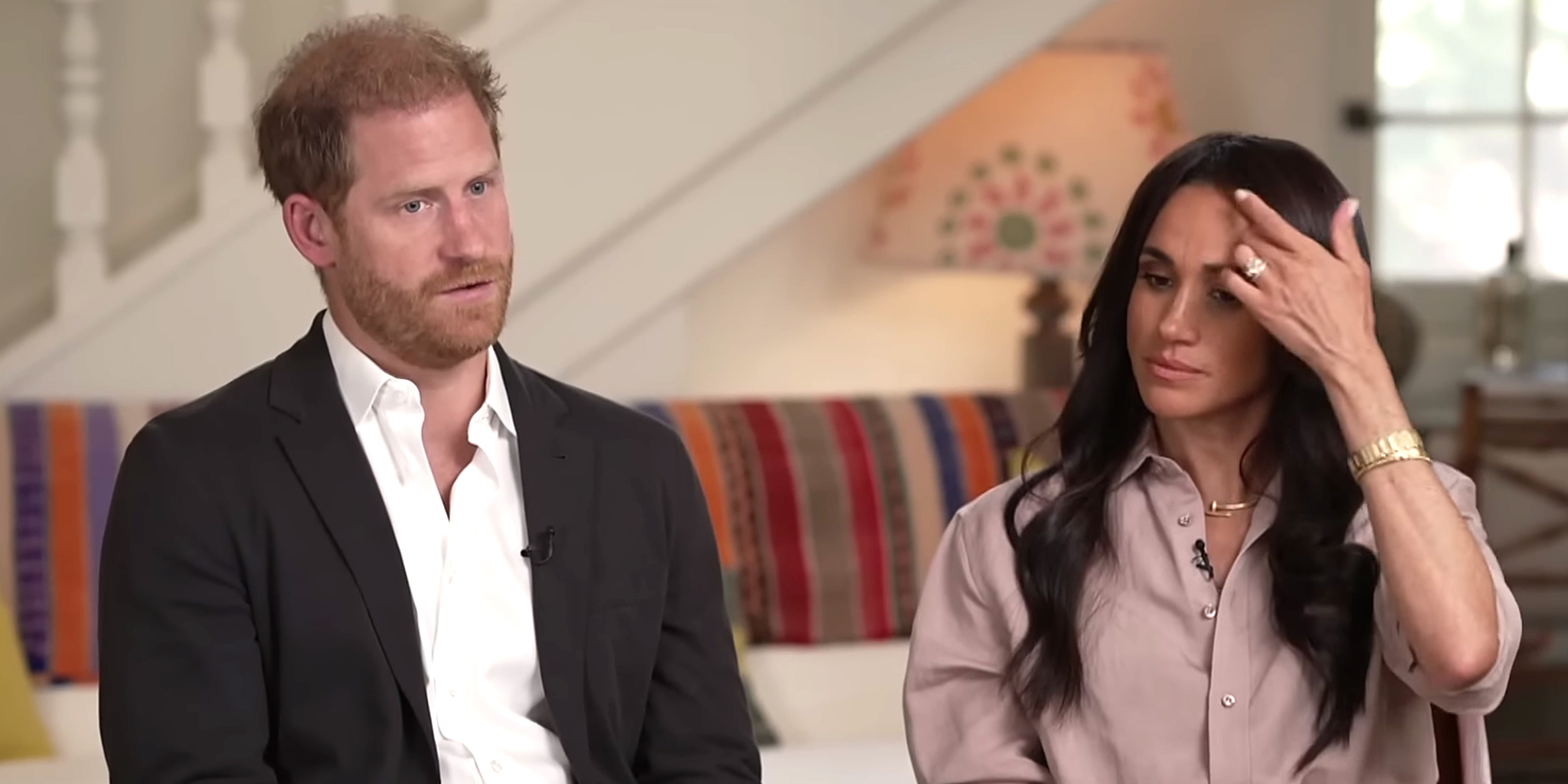 Why Meghan Markle Gave Prince Harry an Icy Stare during Their New Interview — 5 Pics of the Duchess’ Special Look for Harry