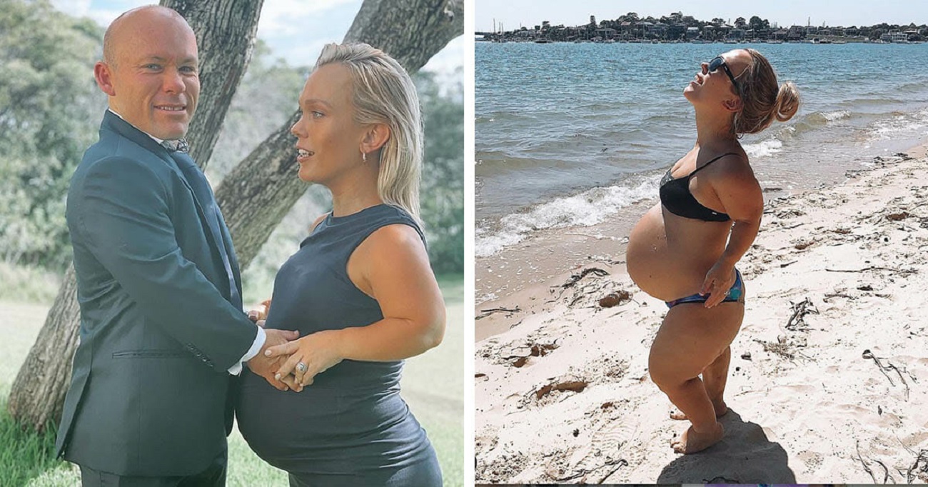 Despite The Danger: Woman With Dwarfism Poses Proudly With Her Baby Bump On The Beach