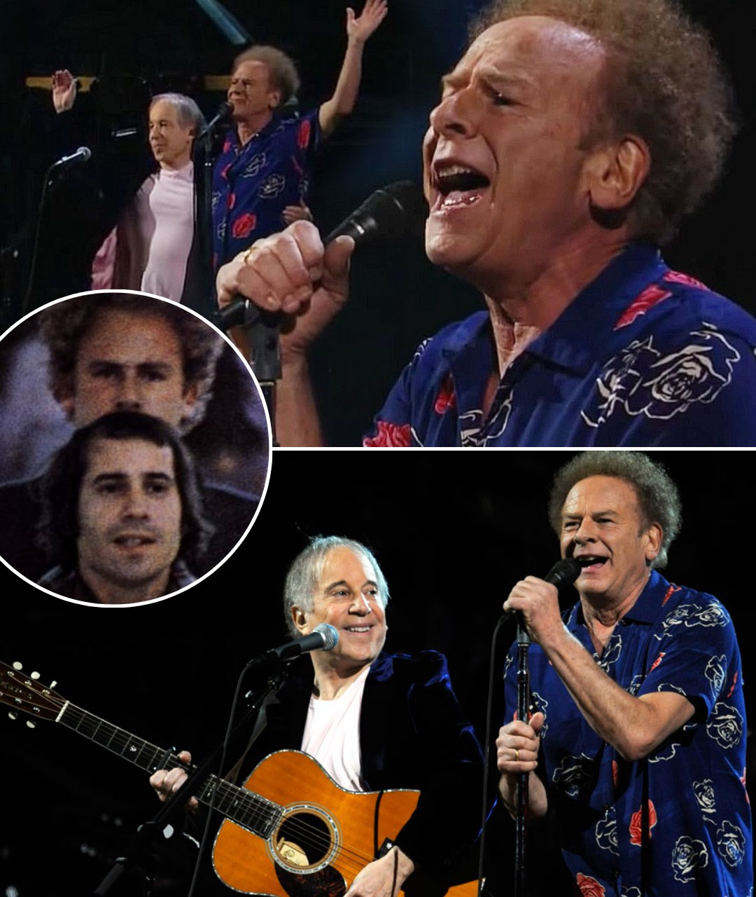 After Five Decades Apart, Simon and Garfunkel Reunited To Perform Their Iconic Song “Bridge Over Troubled Water,” Leaving The Crowd In Tears.